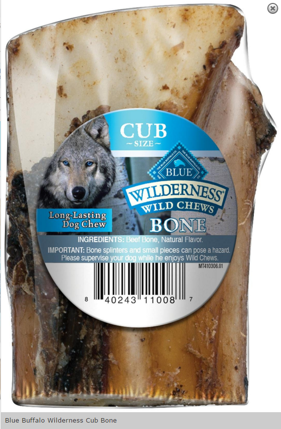 BREAKING NEWS RECALL ALERT – Blue Buffalo Recalls Wilderness Wild Chews Bones Due to Salmonella