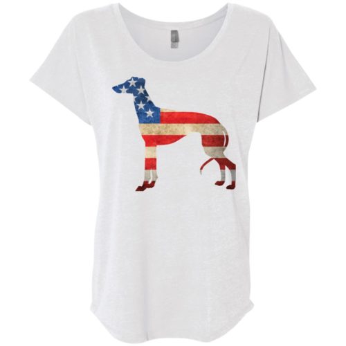 Vintage Whippet USA Slouchy Tee Heather White