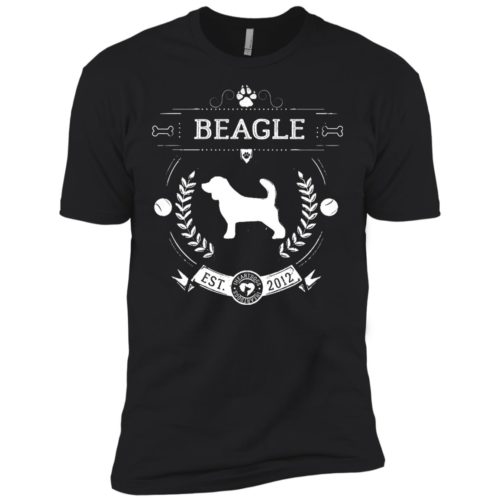 Varsity Beagle Premium Tee Black