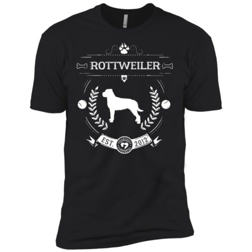 Varsity Rottweiler Premium Tee Black