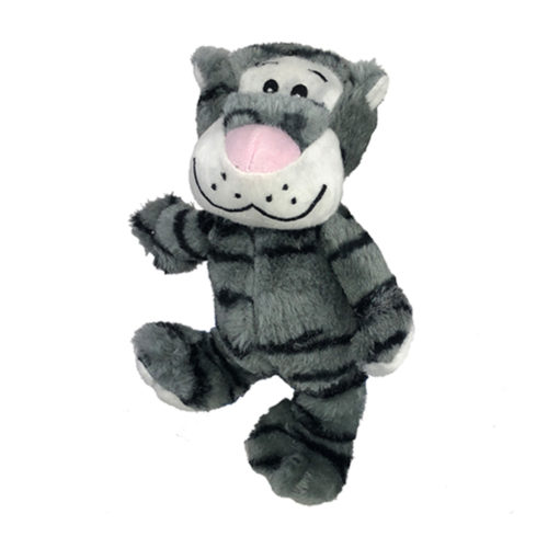 Tiggy The Tiger Plush Dog Toy with Squeaker