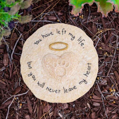 You Will Never Leave My Heart- Memorial Garden Stone