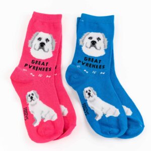 My Favorite Dog Breed Socks ❤️ Great Pyrenees – 2 Set Collection