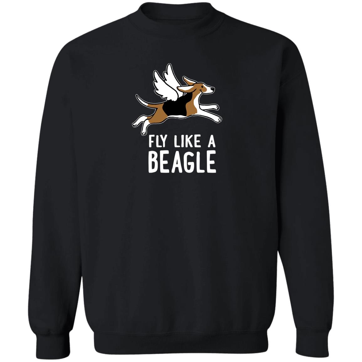 Fly Like A Beagle Sweatshirt Black
