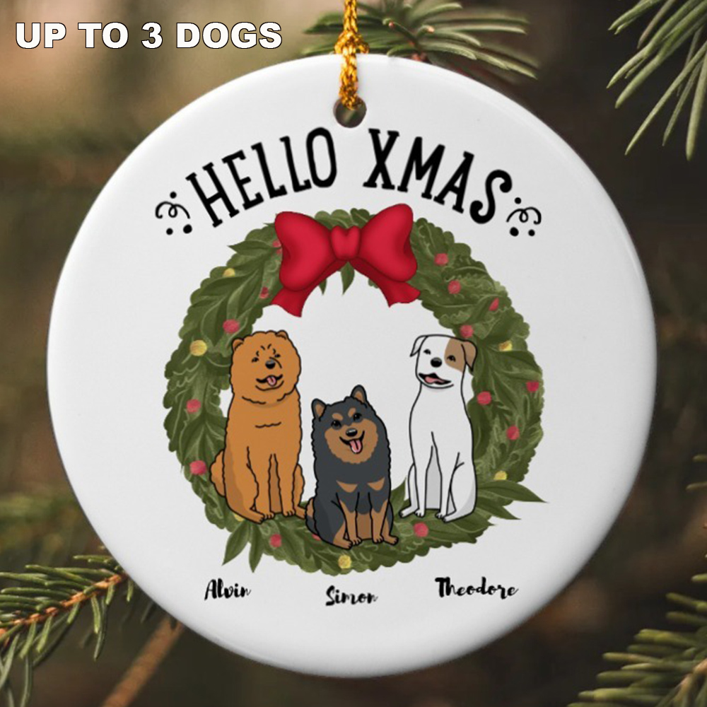 Limited Time Offer 50% Off!-  Hello Xmas! Personalized Ornament