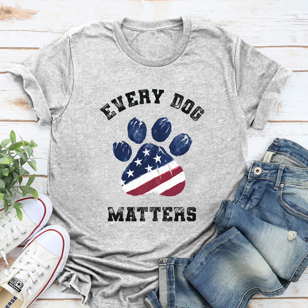 Every Dog Matters Standard Tee Heather Gray