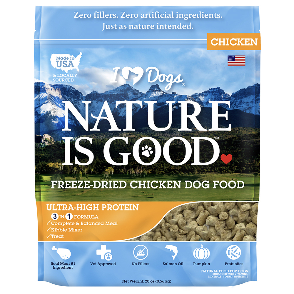 iHeartDogs Nature Is Good Dog Food - Chicken Recipe 20oz