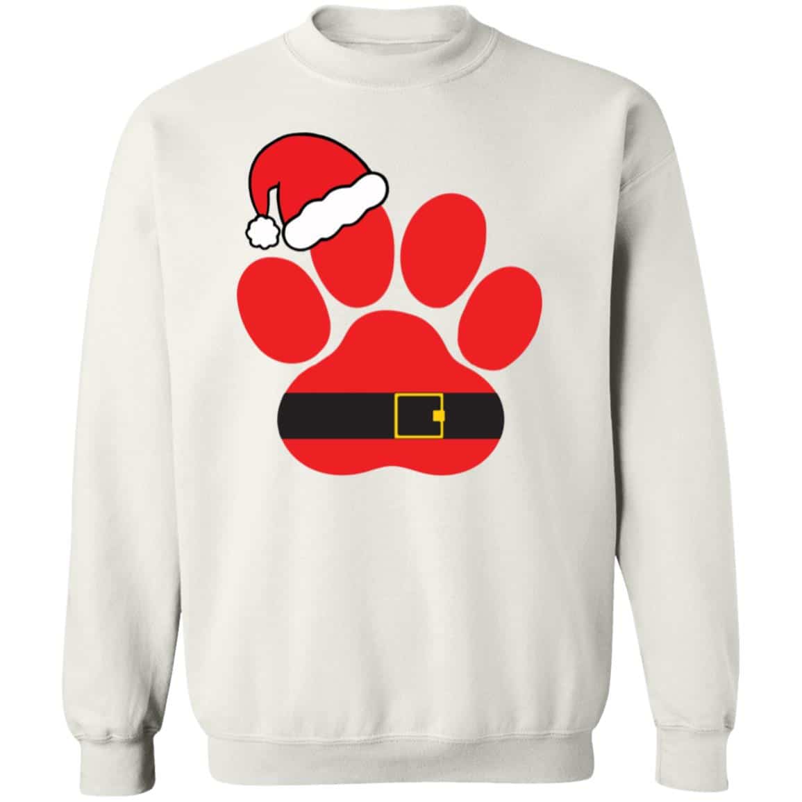 Santa Paws Sweatshirt White