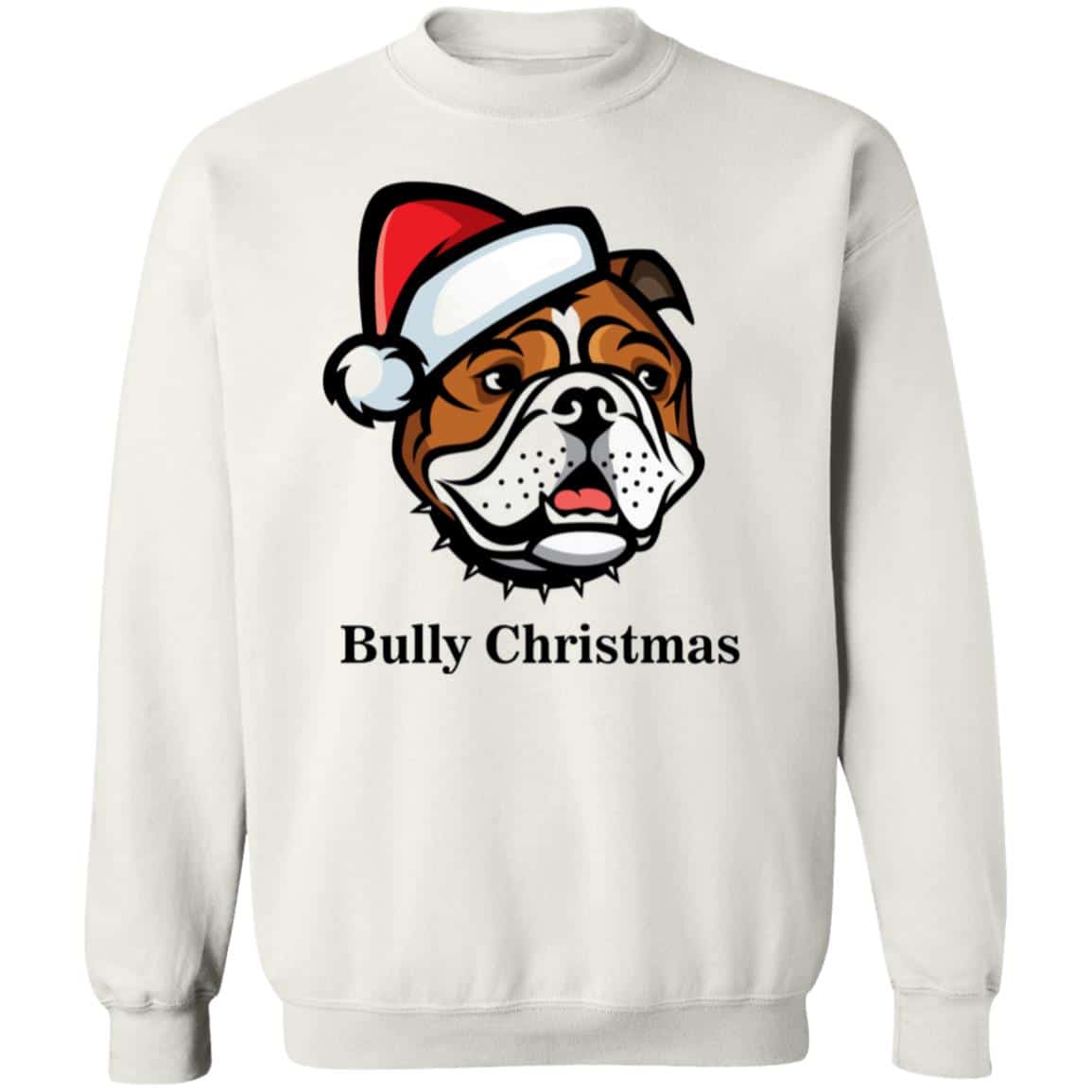 Bully Christmas Sweatshirt White